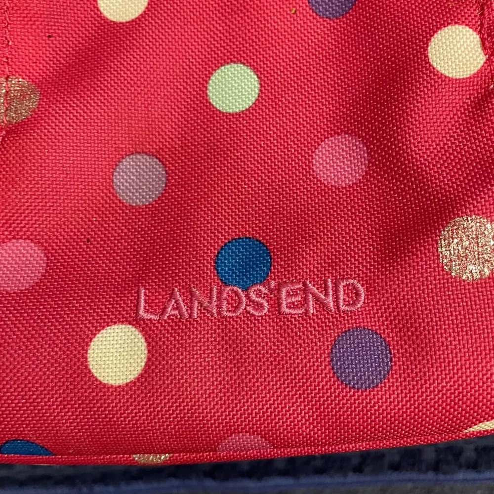 Lands' End‎ Kids' Pink Polka Dots lunchbox